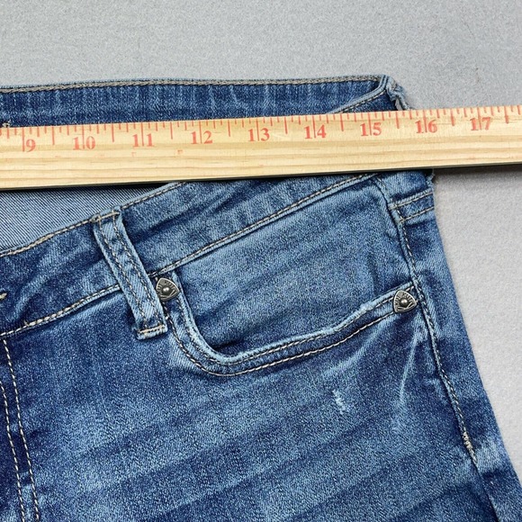 Kut from the Kloth Jeans Womens 8 Mid Rise Straight Leg Blue 30 Inseam - Picture 4 of 11